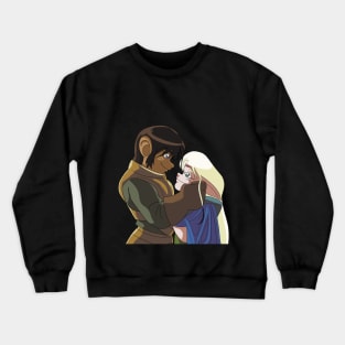 Parn and deedlit embraced Crewneck Sweatshirt